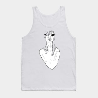 DRAG white Tank Top